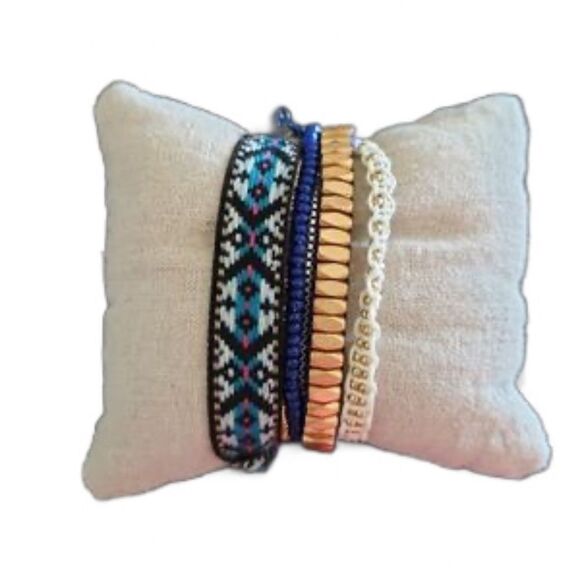 Stella & Dot Vista Wrap Tribal Boho Bracelet - Picture 4 of 7